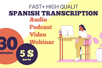 accurate spanish audio or video transcriptionstranscription