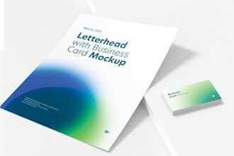 do a unique letter head design