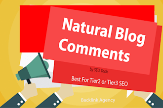 create natural blog comments backlinks for SEO ranking now