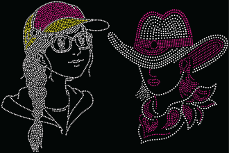 create an awesome rhinestone design for you
