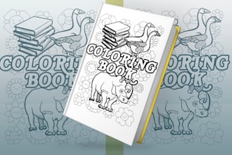 create a coloring book for children