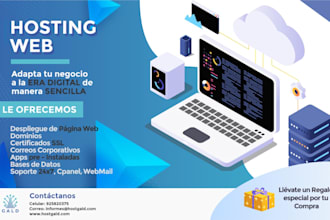 create hosting with domain com x one year