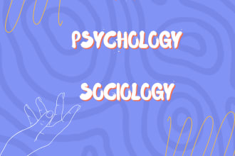 offer excellent services in criminology, sociology, and psychology
