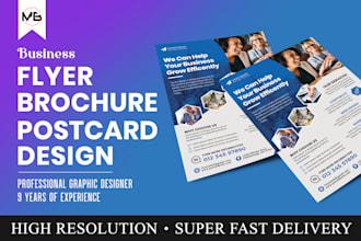 design business flyer, corporate brochure, marketing flyer, leaflet or pamphlet