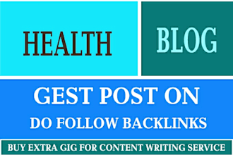 health and fitness guest post high da