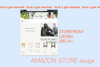 design amazon product listing images, storefront design, ebc