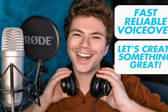 create an audio ad with male american voiceover