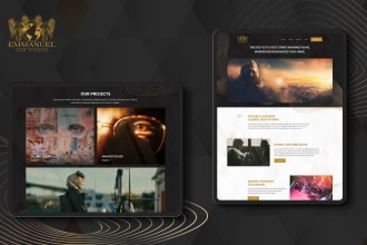 do premium UX UI design landing page website for business