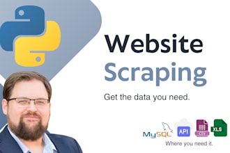 develop custom web scraping solutions for data extraction
