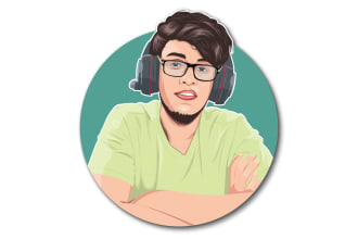 draw realistic vector portrait