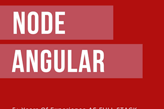 do mean stack development, angular, node, mongodb
