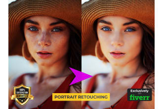 do skin, portrait, and beauty photo retouching or editing