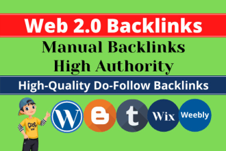 build 50 web 2 0 backlinks
