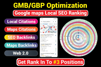 do 12000 google maps citations for gmb ranking and local SEO
