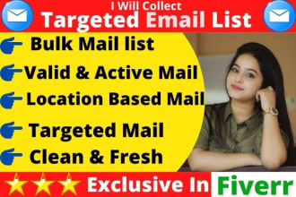 make email list on targeted niche or country for you