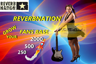 promote your songs on reverbnation