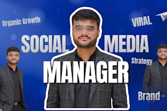 be your monthly social media manager