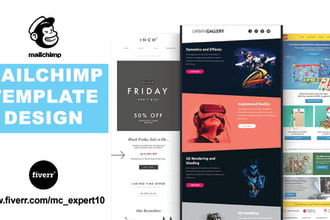 design attractive mailchimp email template