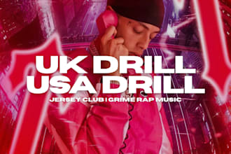 be your jersey club, uk drill type beats music producer
