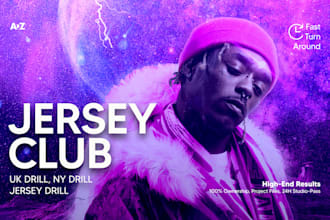 produce jersey club, jersey drill, or uk drill beats