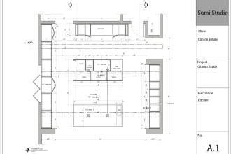 do custom kitchen cad drawings
