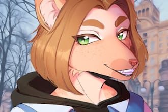 be happy to draw your furry character art sfw or nsfw open