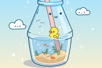 draw simple kawaii art