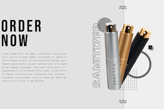 design a professional website banner