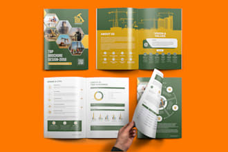 design business brochure, proposal, annual report, booklet,  company profile