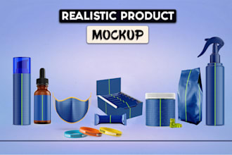 create 3d realistic product mockup so fast