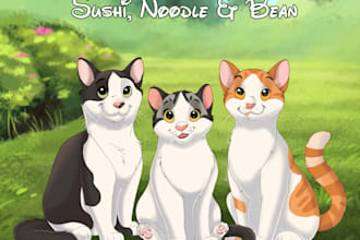 draw your pet into disney cartoon style