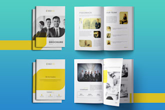 create professional business brochure, company profile, booklet or proposal