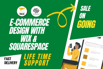 design ecommerce website online store in squarespace