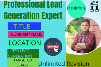 do lead generation and prospective contact list for your company