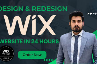 create a professional wix website design and redesign wix website