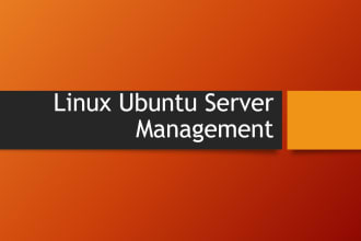 manage and configure your ubuntu server