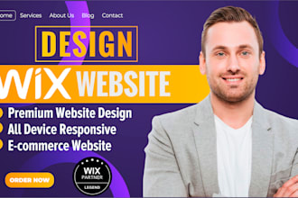 modify or design an attractive wix website