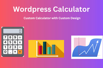 create custom web calculator and wordpress calculator