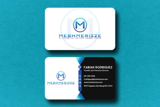 do luxury business card design and logo design within 12 hours