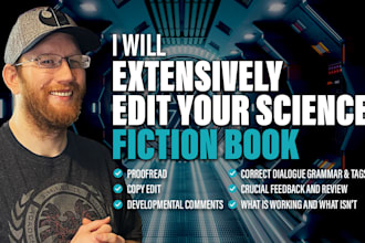 extensively edit your science fiction book