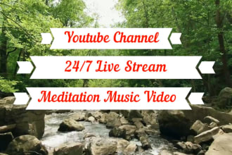 youtube 247 live streaming video setup for you