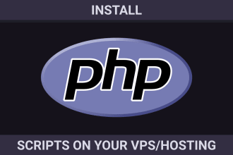 install any PHP scripts on your hosting or vps