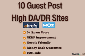 do guest post at high da DR sites