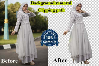 do photo background remove, clipping path, image resize and crop