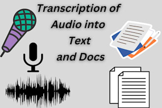 do translate your audio media into text and docs