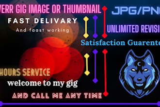 design high quality fiverr gig image or thumbnail