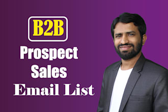 build targeted b2b email list for your potential sales