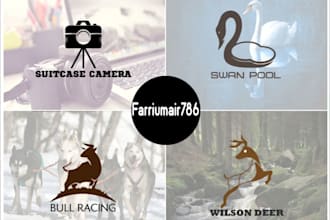 create minimal and luxury logo design