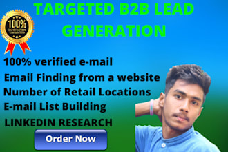 do linkedin lead generation and email finding service
