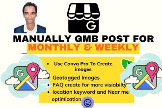 create manually google my business post for local SEO boosting